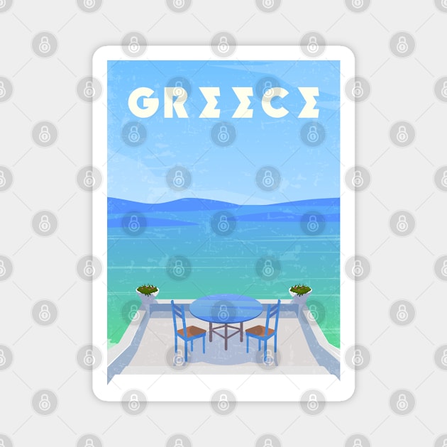 Greece Magnet by GreekTavern