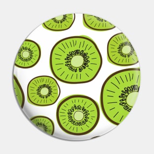 Kiwi Fruit Exotic Pattern Pin