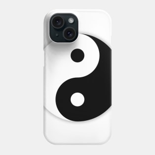 Black and white yin and yang Phone Case