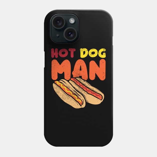 Hot Dog Man Phone Case by maxdax