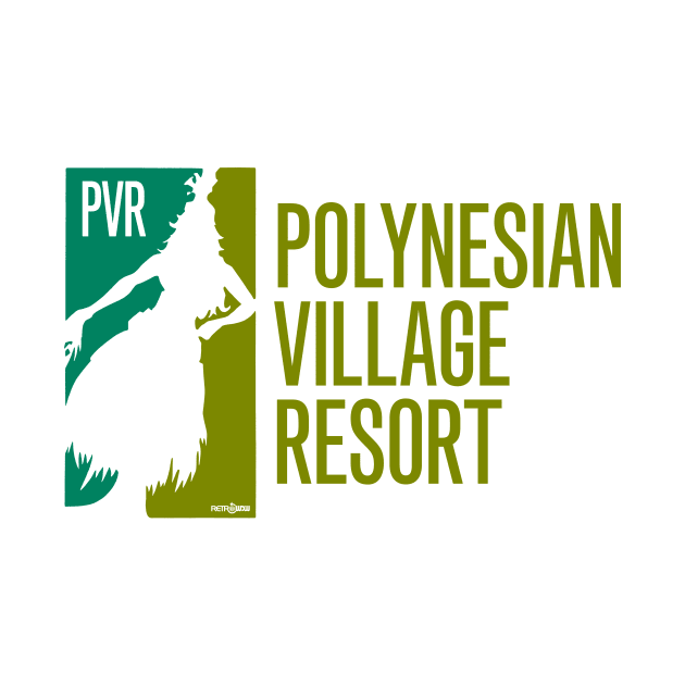 Polynesian Village Sports '70s Green by RetroWDW