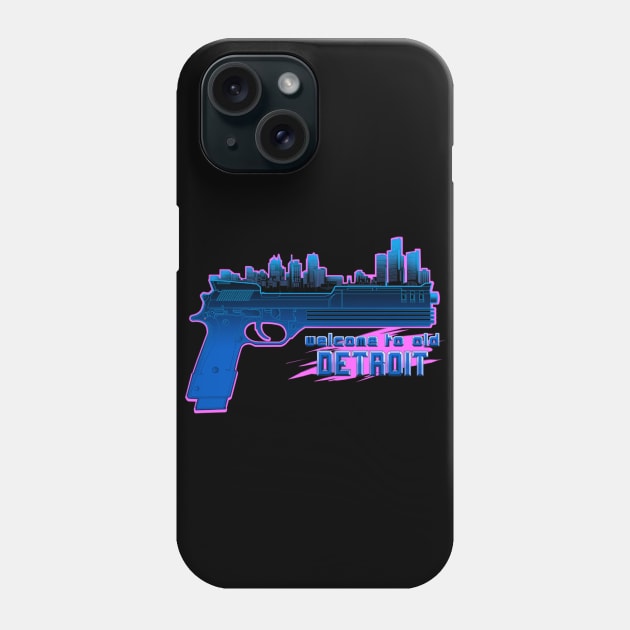 Welcome to Old Detroit Phone Case by reflector