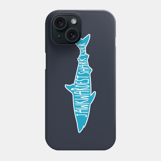 Jawkwardest Shark Ever Phone Case by Shirts That Bangs