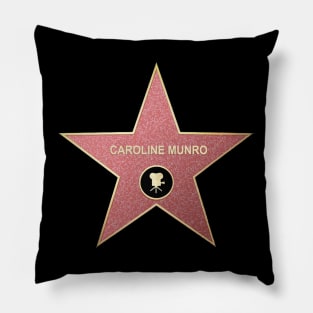 Caroline Munro - Alt Universe Hollywood Star Pillow