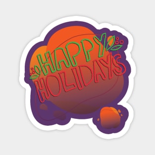 Happy Holidays Magnet