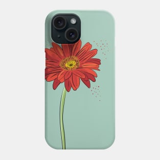 Gerbera red star Phone Case