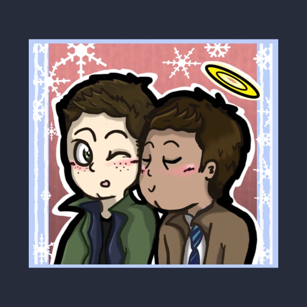 Destiel Winter by SuperSamWallace