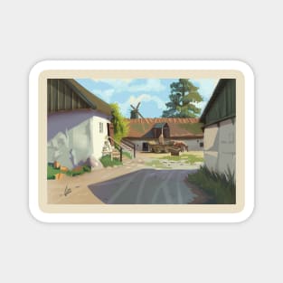 lovely countryside Magnet