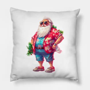 Santa Claus in July #3 Pillow