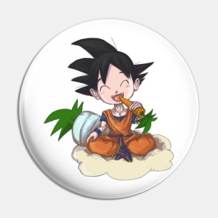 Goku Eating a Carrot Pin