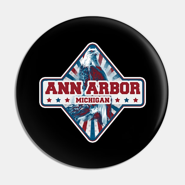 Ann Arbor city gift. Town in USA Pin by SerenityByAlex