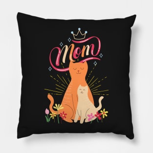 Mom Cat Pillow