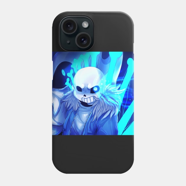 Undertale - Hoodie Gaster blaster Phone Case by tylwerrt