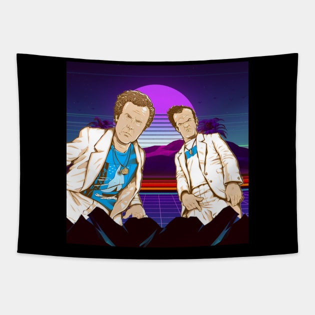 Step Brothers- Dale and Brennan Tapestry by Retro Culture