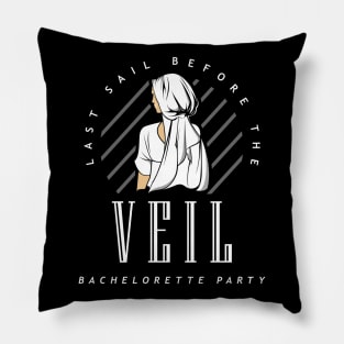 Bachelorette Party with Veil Pillow