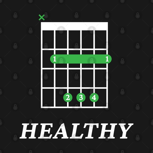 B Healthy B Guitar Chord Tab Dark Theme by nightsworthy