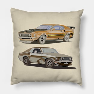 Muscle car Pillow