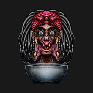 Horror toilet Monster #54 T-Shirt