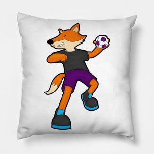 Fox at Handball player with Handball Pillow