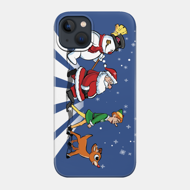 Christmas Road - Christmas - Phone Case