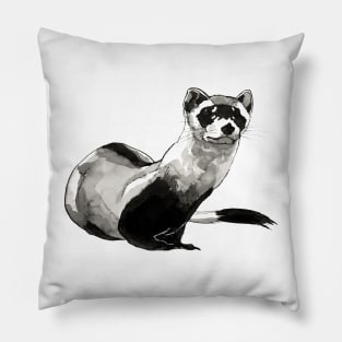 Mr. Mischief - Black Footed Ferret Pillow