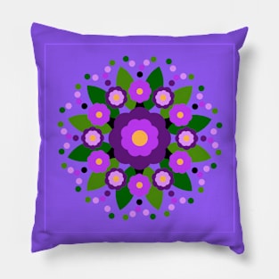 Purple Roses Pillow