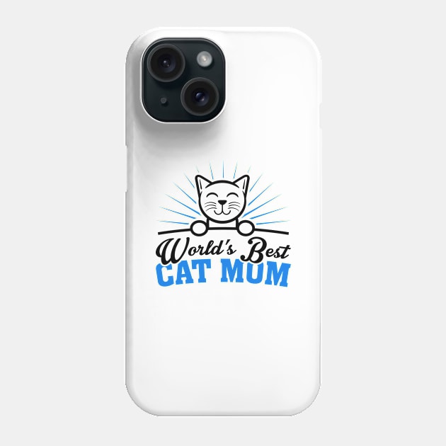 World's Best Cat Mom Phone Case by veerkun