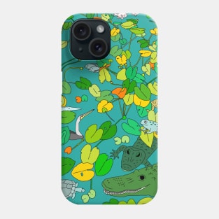 Everglades Plants & Aminals Phone Case