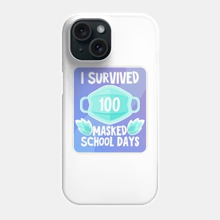 100 Masked School Days Phone Case