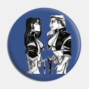 Biker Babes Pin