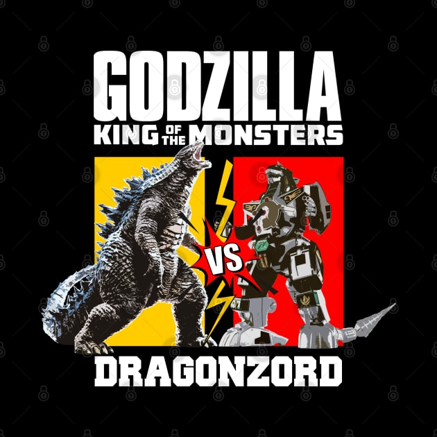 Godzilla King of the Monsters vs Dragonzord by Franstyas