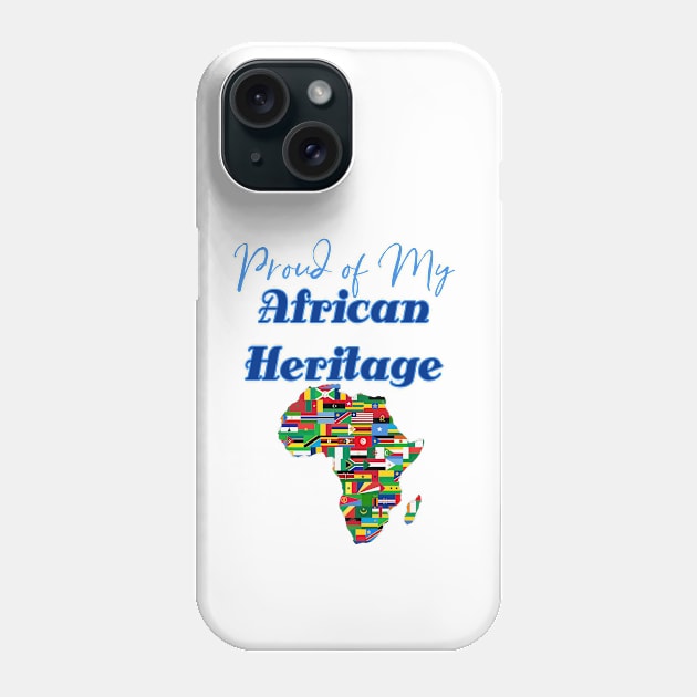 Proud of my African heritage Phone Case by artsytee