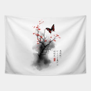 Ink butterfly Tapestry