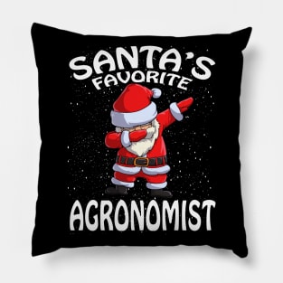 Santas Favorite Agronomist Christmas Pillow