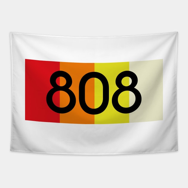 TR-808 STRIPES & FONT #5 Tapestry by RickTurner