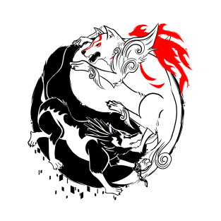 Yin Yang Wolves T-Shirt