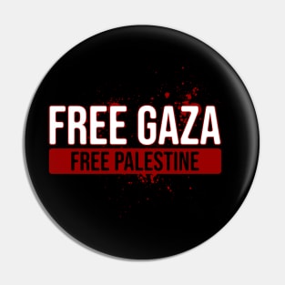 Free Gaza Free Palestine Pin