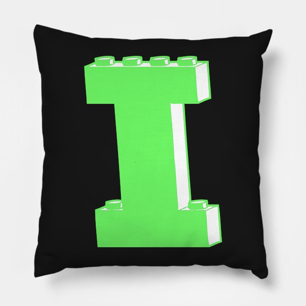 THE LETTER I, Customize My Minifig Pillow by ChilleeW