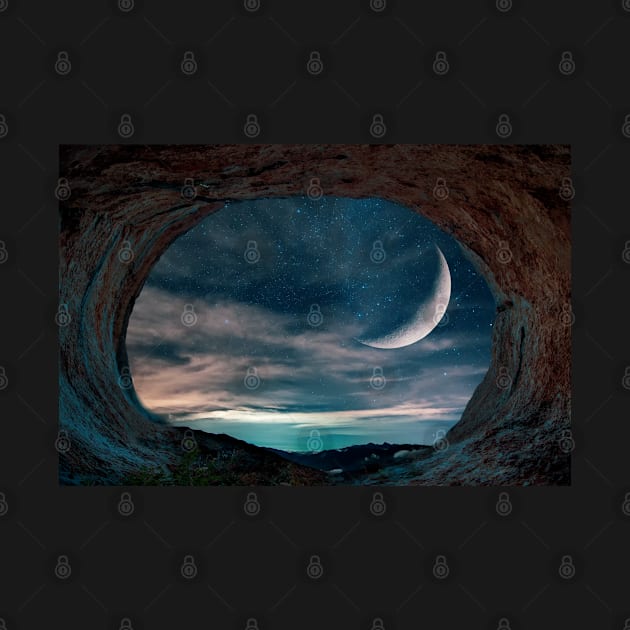 Moon Cave View by Unique Treats Designs