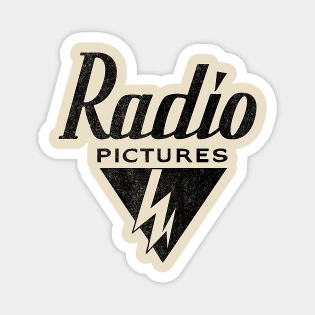 Radio Pictures 1931 Distressed graphic Magnet by vokoban