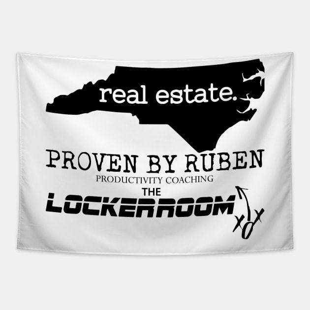 NC Real Estate - Proven By Ruben - The Locker Room (BLACK) Tapestry by Proven By Ruben