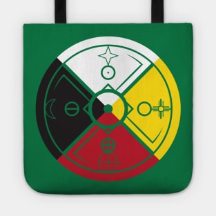 medicine wheel sacred hoop Tote