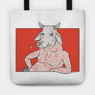 Inked Minotaur Tote