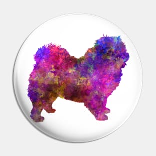Chow-chow  in Watercolor Pin