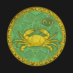 Zodiac Cancer Green T-Shirt