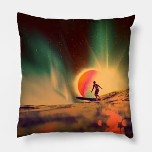 Psychedelic surfing Pillow