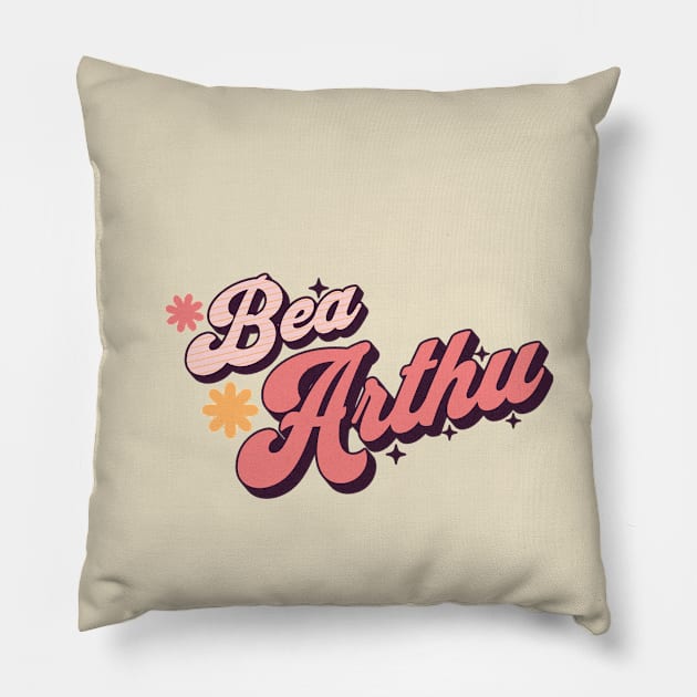 Bea Vintage Pillow by Animal Paper Art