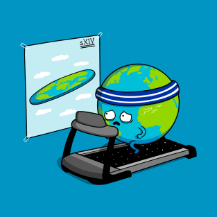 Round Earth! ( Flat earth ) T-Shirt