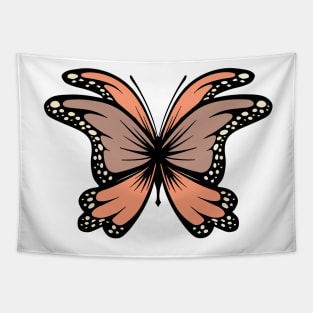 Brown Aesthetic Butterfly Tapestry