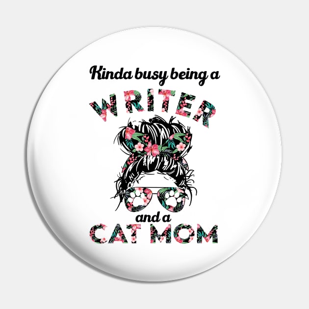 Writer cat mom funny gift . Perfect present for mother dad friend him or her Pin by SerenityByAlex